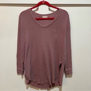 Small Mauve Tunic Blouse
